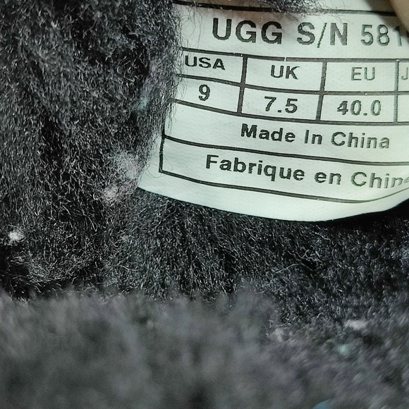 UGG Australia Womens 12-inch Classic Gray Suede Sheepskin Tall Winter Boot Sz 9 - Picture 12 of 13